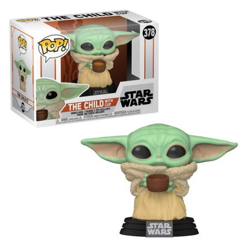 FUNKO POP Star Wars – Mandalorian (The Child with Cup) BABY YODA 378 In Box (11x16cm)…x6